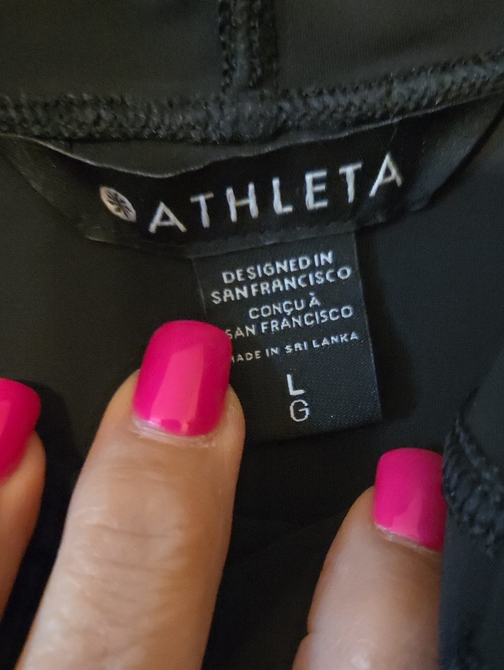 Athleta Black Pullover Top - Picture 3 of 5